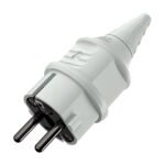 ENCHUFE SCHUKO COLOR GRIS 16AMP 2P+T 250V IP44