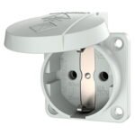 TOMA EMPOTRABLE SCHUKO GRIS 16AMP 2P+T 250V IP54
