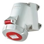 TOMA VISIBLE 32AMP 2P+T 415V ROJO 9H IP67