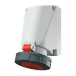 TOMA VISIBLE 63AMP 3P+T 415V ROJO 6H IP67