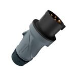 ENCHUFE 32AMP 3P+T 500V NEGRO 7H IP54 POWERTOP XTRA – REEMPLAZO 265
