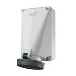 TOMA VISIBLE 125AMP 3P+T 500V NEGRO 7H IP67
