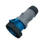 TOMA AEREO 32AMP 2P+T 250V AZUL 6H IP67