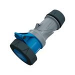 TOMA AEREO 32AMP 3P+T 250V AZUL 9H IP67/IP69 POWERTOP XTRA – REEMPLAZO 555