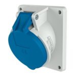 TOMA EMPOTRABLE 16AMP 3P+T 250V AZUL 9H IP44