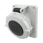 TOMA EMPOTRABLE 16AMP 3P+T 500V NEGRO 7H IP67