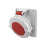 TOMA EMPOTRABLE 32AMP 2P+T 415V ROJO 9H IP67