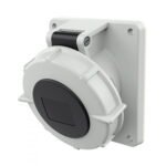TOMA EMPOTRABLE 32AMP 3P+T 500V NEGRO 7H IP67