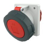TOMA EMPOTRABLE 63AMP 3P+N+T 415V ROJO 6H IP67