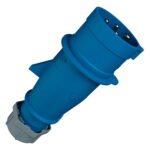 ENCHUFE 32AMP 3P+T 250V AZUL 9H IP44