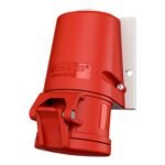 TOMA VISIBLE 16AMP 3P+N+T 415V ROJO 6H IP44