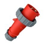 ENCHUFE 16AMP 2P+T 415V ROJO 9H IP67