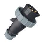 ENCHUFE 16AMP 3P+T 500V NEGRO 7H IP67