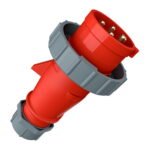 ENCHUFE 32AMP 3P+T 415V ROJO 6H IP67
