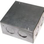 CAJA DE PASE METÁLICA TROQUELADA