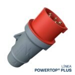 ENCHUFE 32AMP 3P+N+T 415V ROJO 6H IP44 POWERTOP PLUS (2 CUERPOS) REEMPLAZO 4
