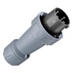 ENCHUFE 125AMP 3P+T 500V NEGRO 7H IP67 POWERTOP PLUS
