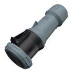 TOMA AEREO 63AMP 3P+T 500V NEGRO 7H IP67 POWERTOP PLUS