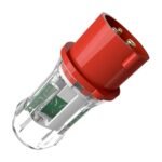 ENCHUFE PROBADOR SECUENCIA DE FASES 32AMP 3P+T 380-440V ROJO 3H