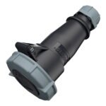 TOMA AEREO 16AMP 3P+T 500V NEGRO 7H IP67
