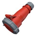 TOMA AEREO 16AMP 3P+N+T 415V ROJO 6H IP67