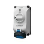 TOMA TRIFASICO CON ENCLAVAMIENTO MECANICO DUO LED 16A 4P 9H 230V IP69