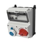 AJA COMBINADA AMAXX IP67 1 TOMA 16A 2P+T 250V C/BLOQUEO MEC.DUO C/1 INTERRUPT.TERMO 2X16A + 1 INTERRUPT.DIF 2X25A 30Ma