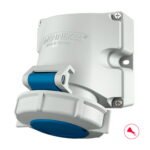TOMA VISIBLE 16AMP 3P+T 250V AZUL 9H IP67