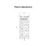 CAJA COMBINADA AMAXX IP67 3 TOMAS 32A 3P+T 440V 3H C/3 INTERRUPT.TERMO 3X32A - Imagen 2