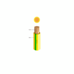 Cable NH 90 0.45-0.75 KV 16 MM2 Amarillo-Verde