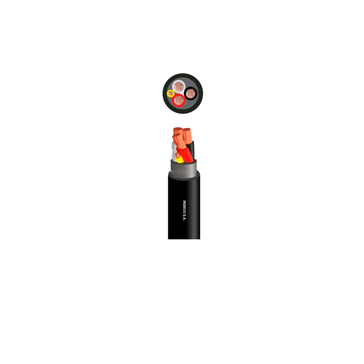 NPT-4x10-2 Cable Vulcanizado NPT 4 X 10 AWG - Imagen 1