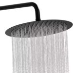 Ducha española de 20cm ultra plana, Acero SS304 con brazo de 40cm