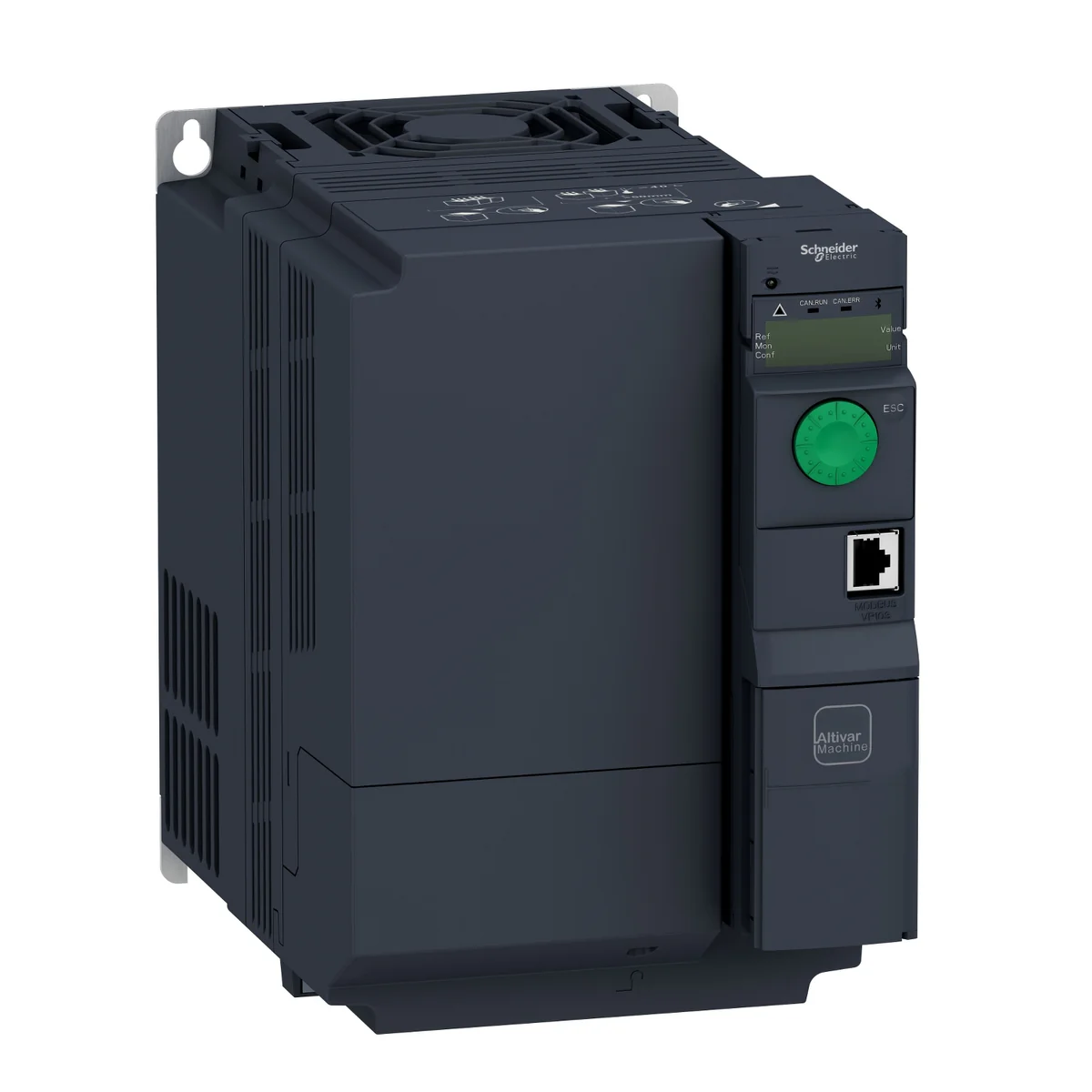 ATV320U55N4BSchneider_1200x1200 VARIADOR DE VELOCIDAD ALTIVAR 320 FORMATO LIBRO DE 7.5KW 10HP 17A 380-480VAC 50-60 HZ TRIFASICO IP20 - Imagen 1