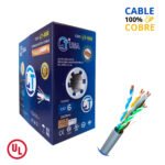 Cable UTP CAT6 24 AWG x 305Mtr COBRE PURO. PVC CERTIFICADO UL . LT-555